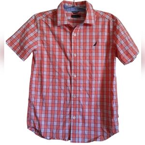 Nautica Boy's Samuel Shoet Sleeve Woven Shirt